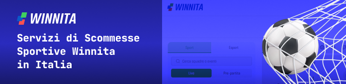 Scommesse sportive Winnita - Come piazzare scommesse sugli sport