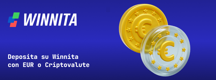 Winnita Casino accetta euro e criptovalute